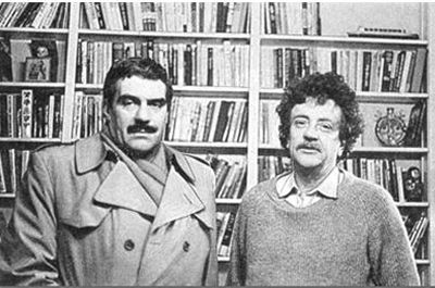 1982 год. Сергей Довлатов и Курт Воннегут. Фото Нины Аловерт